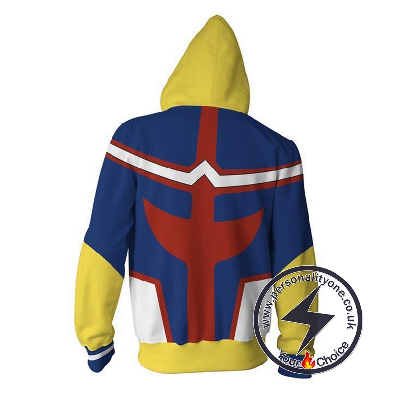 My Hero Academia All Might Zip Up Hoodie Jacket